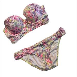 NWOT Victorias Secret Dream Angels convertible bikini RARE 36C top Medium bottom